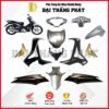 (Có bán lẻ) Dàn áo Future 125cc KYZ năm 2012 - Màu Đen bạc - NHB25 - chính hãng Honda