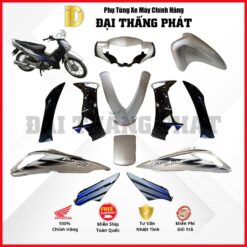 (Có bán lẻ) Dàn áo xe Future Neo năm 2005 màu Bạc đen - NH411M chính hãng Honda