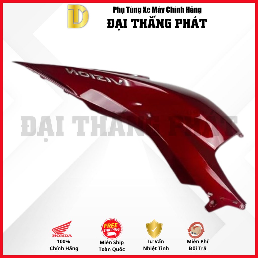 (Có bán lẻ) Dàn áo Vision 110cc (2023) K2C màu Đỏ đậm R368 phiên bản cao cấp chính hãng Honda - Ảnh 5