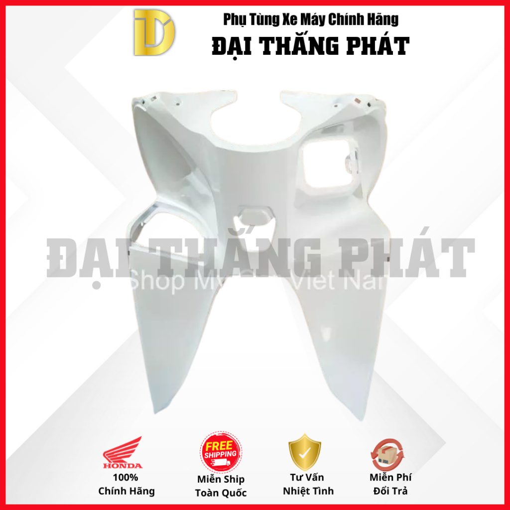 (Có bán lẻ) Dàn áo Vision 110cc (2021) K2C màu Trắng NHB35P phiên bản tiêu chuẩn chính hãng Honda - Ảnh 9