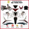 (Có bán lẻ) Dàn áo xe Wave RSX 110cc K07 năm 2013 - màu Trắng đỏ đen - NHB35K chính hãng Honda