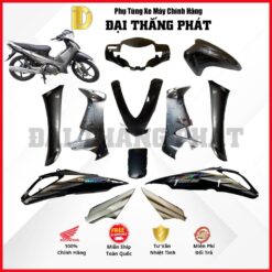 (Có bán lẻ) Dàn áo xe Future Neo FI năm 2006 màu Đen - NHA69P chính hãng Honda